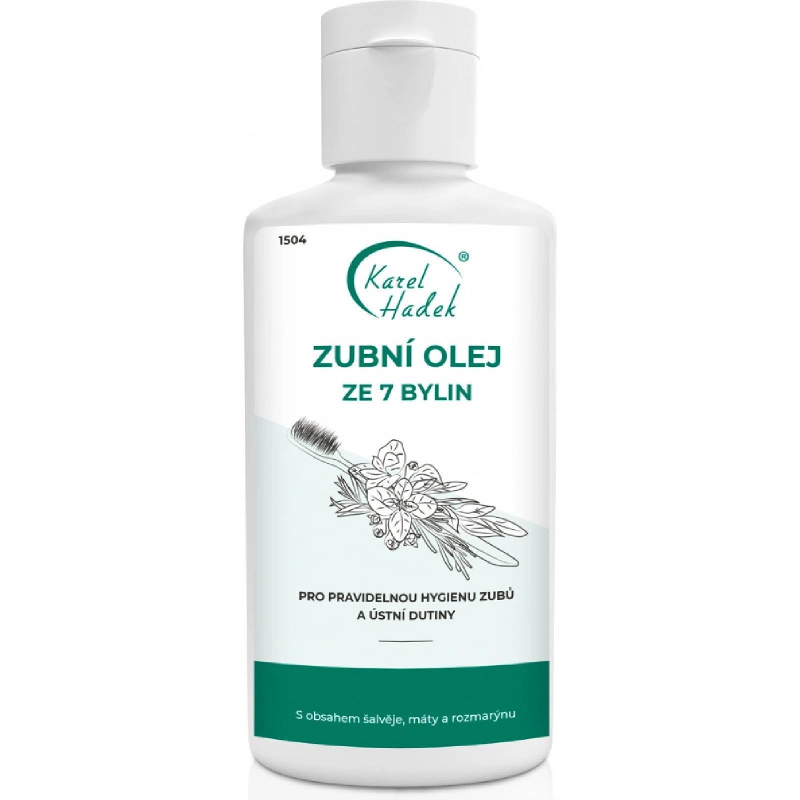 KH zubní olej ze 7 bylin k péči o zuby při parodontóze 100 ml